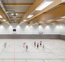 Forbo Marmoleum Sport 83283 light grey фото 2 | FLOORDEALER